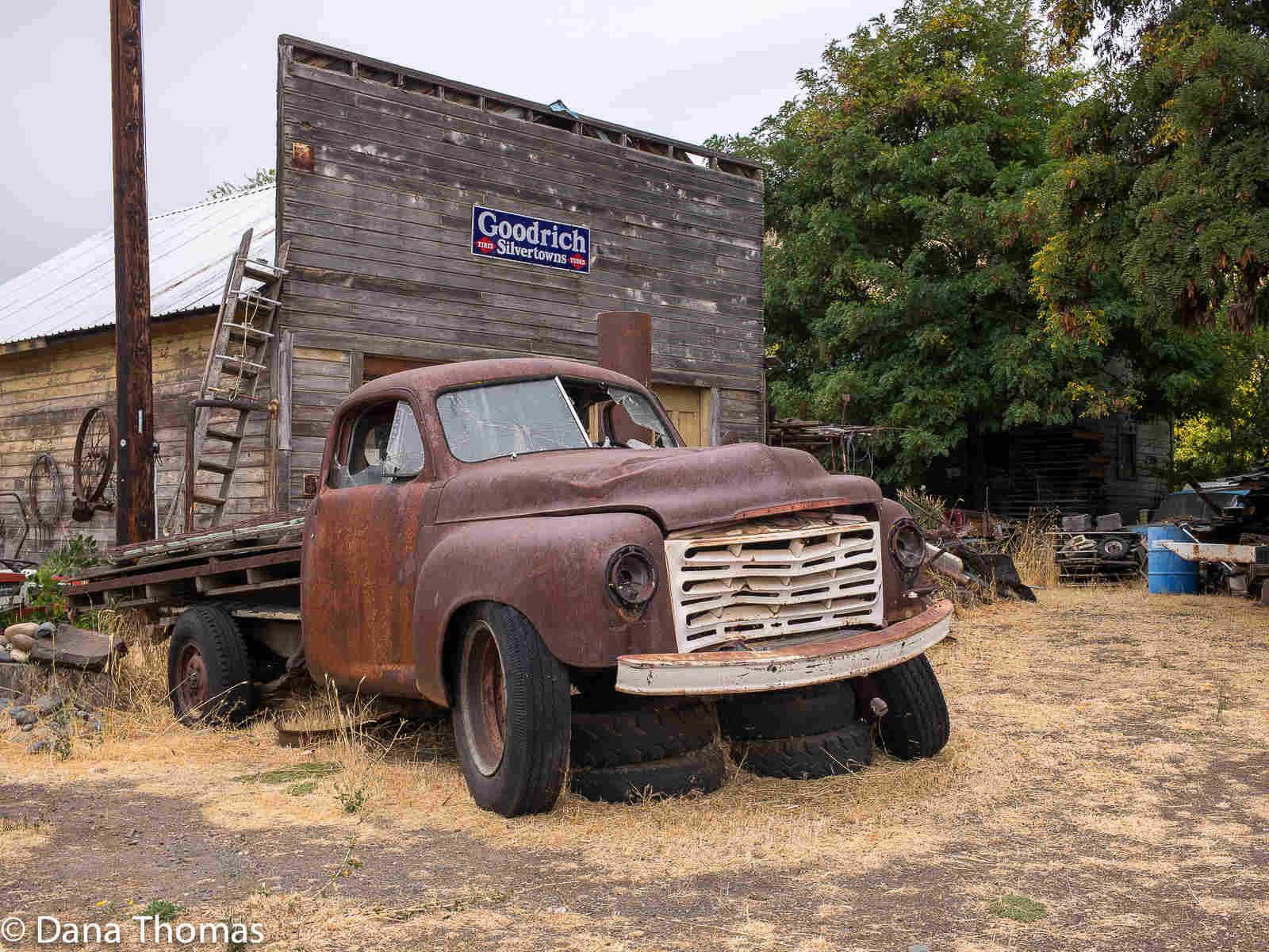 Maryhill , Oregon : Rust Never Sleeps : Dust and Mud - Photography by Dana L. Thomas